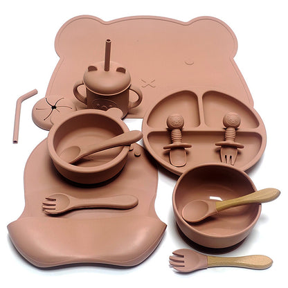 True Bub™ Cub Bub 14pcs Set - BPA Free Starting Solids Baby Feeding Set for Baby Led Weaning