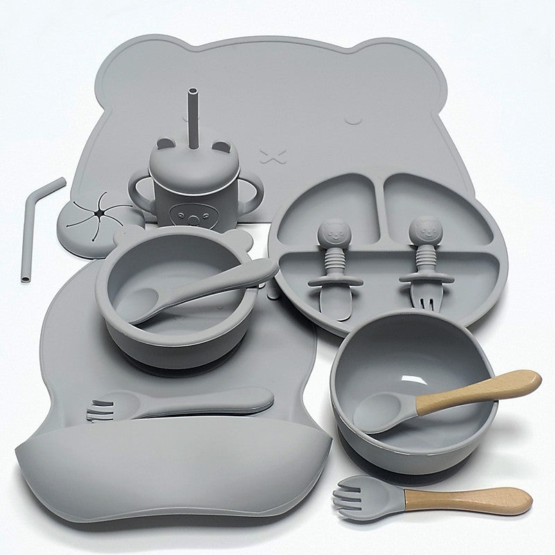 True Bub™ Cub Bub 14pcs Set - BPA Free Starting Solids Baby Feeding Set for Baby Led Weaning