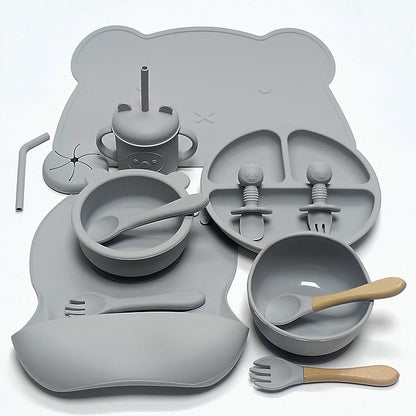 True Bub™ Cub Bub 14pcs Set - BPA Free Starting Solids Baby Feeding Set for Baby Led Weaning