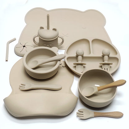 True Bub™ Cub Bub 14pcs Set - BPA Free Starting Solids Baby Feeding Set for Baby Led Weaning