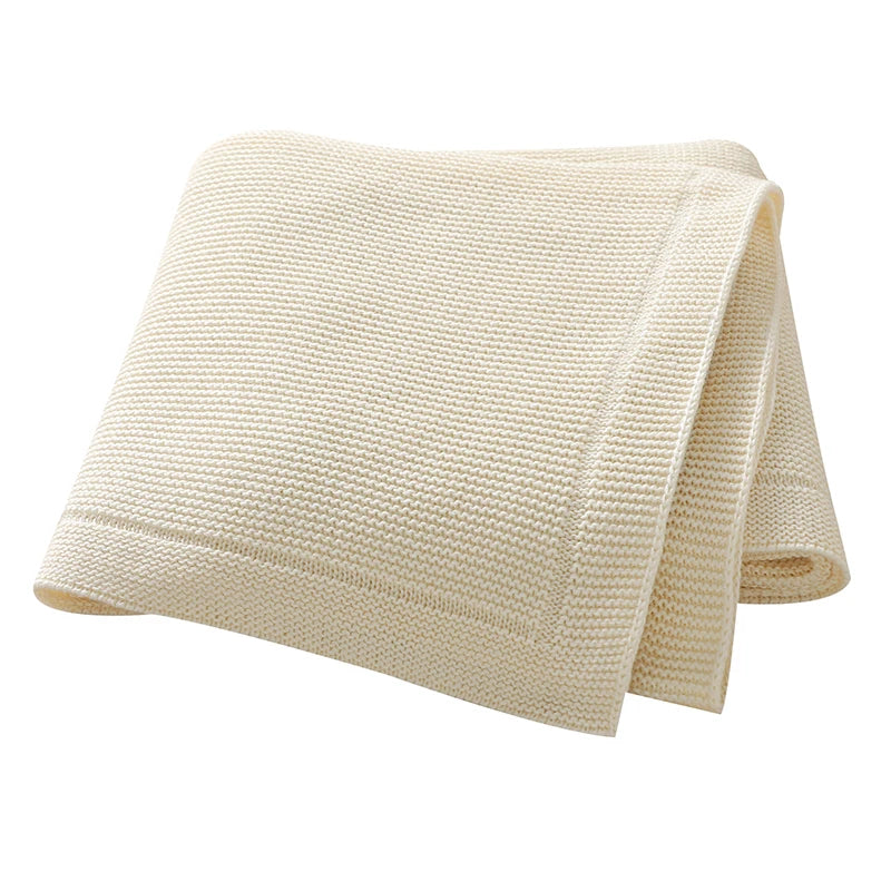 True Bub™ All Seasons Baby Blankets Multi Purpose Cotton Newborn Swaddle Wrap 100x80cm