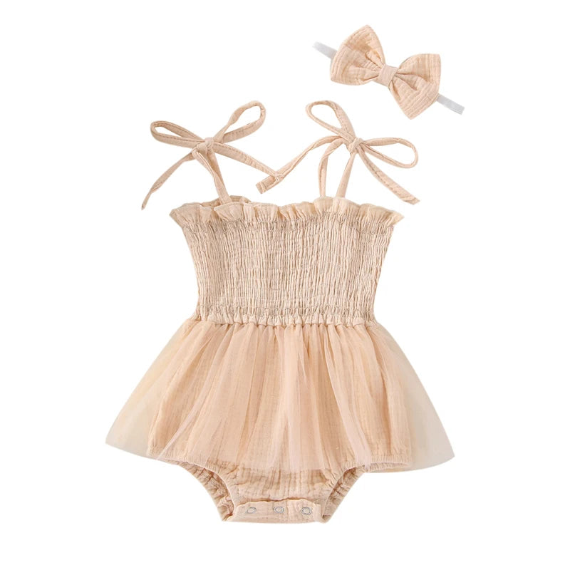 True Bub™ Princess Tulle Dress Infant Girls With Headband Set