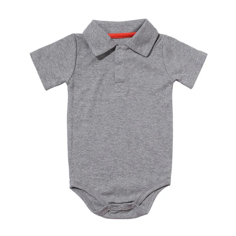 True Bub™ Baby Boy Collared Polo T Shirt Romper Summer Clothing 0-2Y