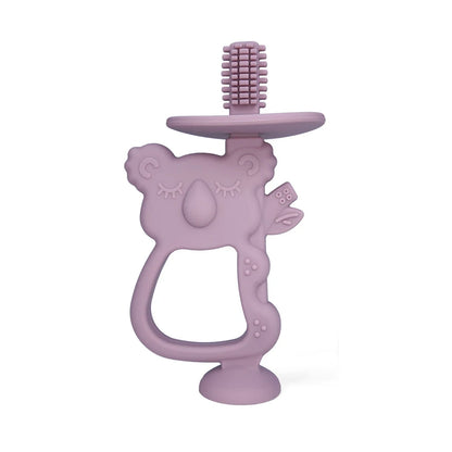 True Bub™ Koala Bear - Baby's First Oral Care Toothbrush BPA Free Silicone Teething Toy to Soothe Gums