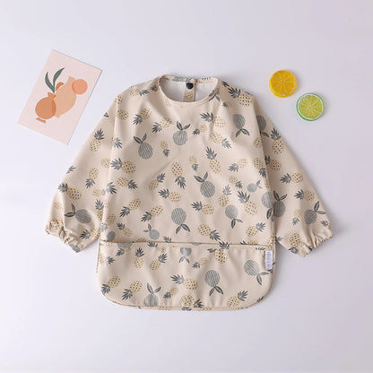 True Bub™ Baby Long Sleeve Waterproof Bib Art Smock Feeding Apron for Kids Toddler