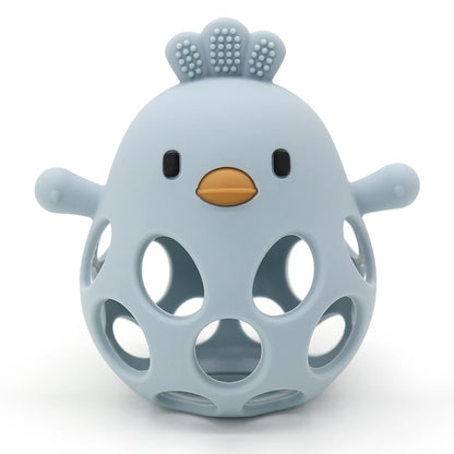 True Bub™ Chicky Pal - BPA Free Silicone Teething Toys Easy to Hold