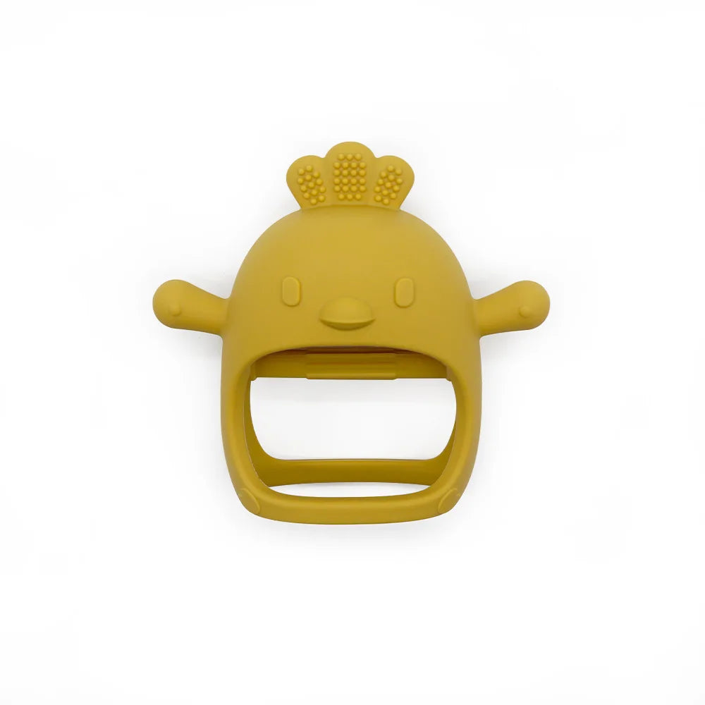True Bub™ Birdy Soothing Glove - BPA Free Baby Grip Teething Mitten Toy