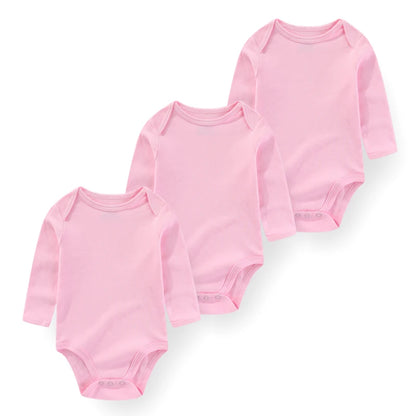 True Bub™ Baby Essentials Cotton Long Sleeve Bodysuit 3 Pcs Set 0-12M
