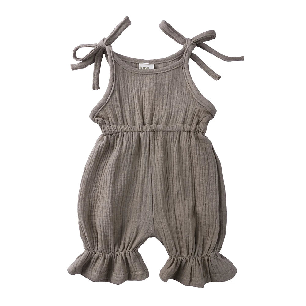 True Bub™ Summer Sleeveless Breathable Rompers Baby Jumpsuit 3-24M