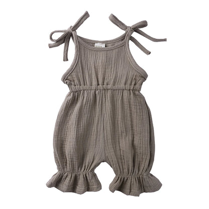 True Bub™ Summer Sleeveless Breathable Rompers Baby Jumpsuit 3-24M