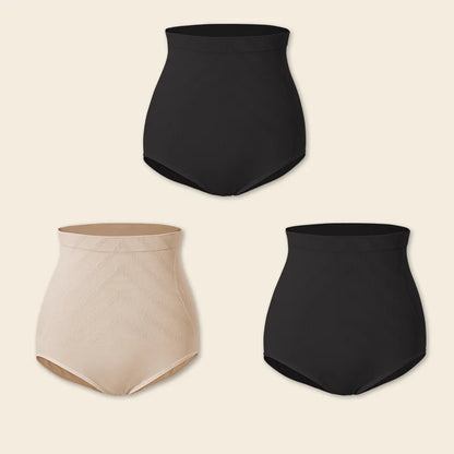 True Bub™ Slim Sculpt - High Waisted Postpartum Slimming Shape wear Briefs Seamless 3PCS