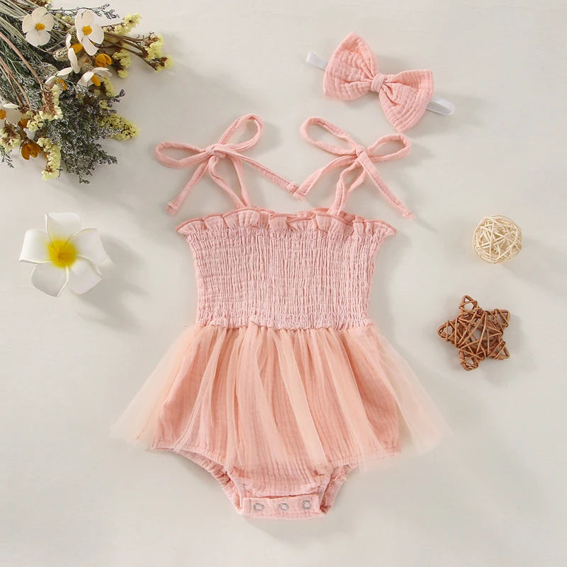 True Bub™ Princess Tulle Dress Infant Girls With Headband Set