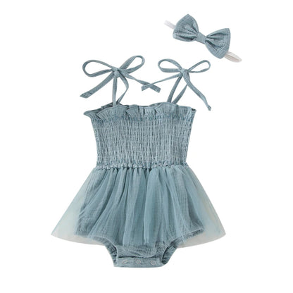 True Bub™ Princess Tulle Dress Infant Girls With Headband Set