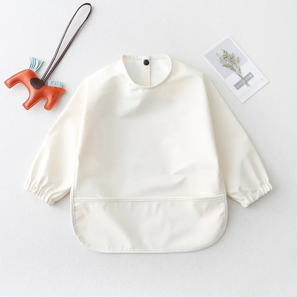 True Bub™ Baby Long Sleeve Waterproof Bib Art Smock Feeding Apron for Kids Toddler