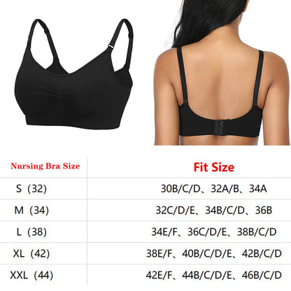 True Bub™ Wireless Supportive Maternity Bra for Breastfeeding Nursing 1-3pk