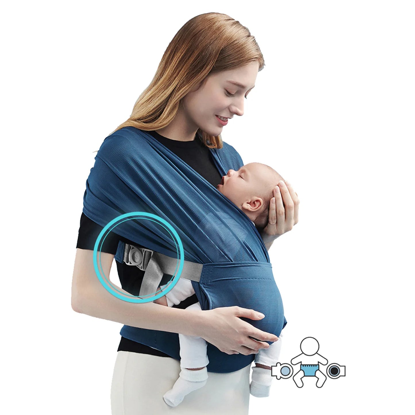 Embrace - Baby Wrap-Carrier Super Stretchy