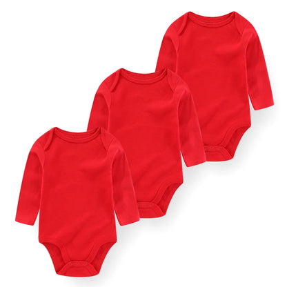 True Bub™ Baby Essentials Cotton Long Sleeve Bodysuit 3 Pcs Set 0-12M