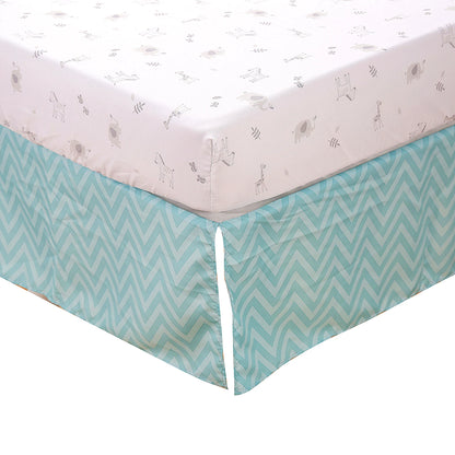 True Bub™ Styla Cot Quilt Set - 3Pcs Luxury Super Soft Breathable Cot Bedsheets Crib Bedding Nursery Set for Kids