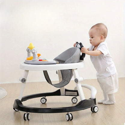 Grow With Me - Foldable Baby Walker with Adjustable Heights Activity Center