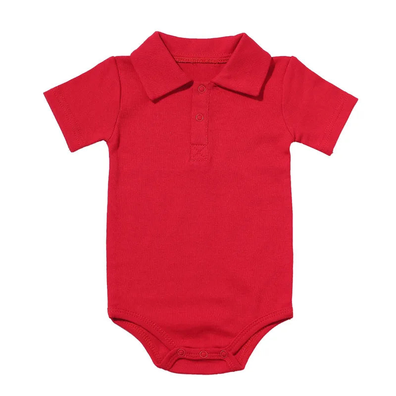 True Bub™ Baby Boy Collared Polo T Shirt Romper Summer Clothing 0-2Y