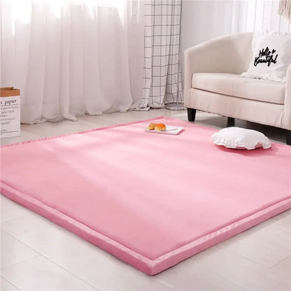 True Bub™ Tatami Velvet Fleece Rug – Luxury Thick, Warm, Anti-Slip Play Mat 3cm Thick