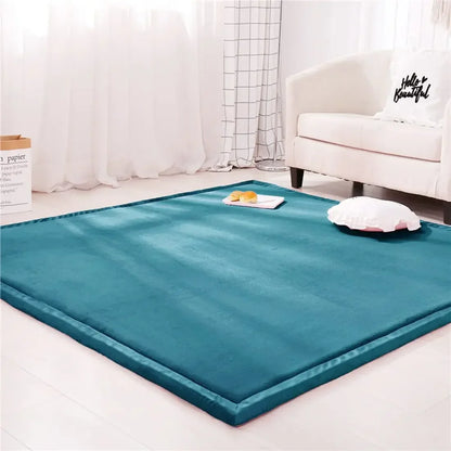 True Bub™ Tatami Velvet Fleece Rug – Luxury Thick, Warm, Anti-Slip Play Mat 3cm Thick