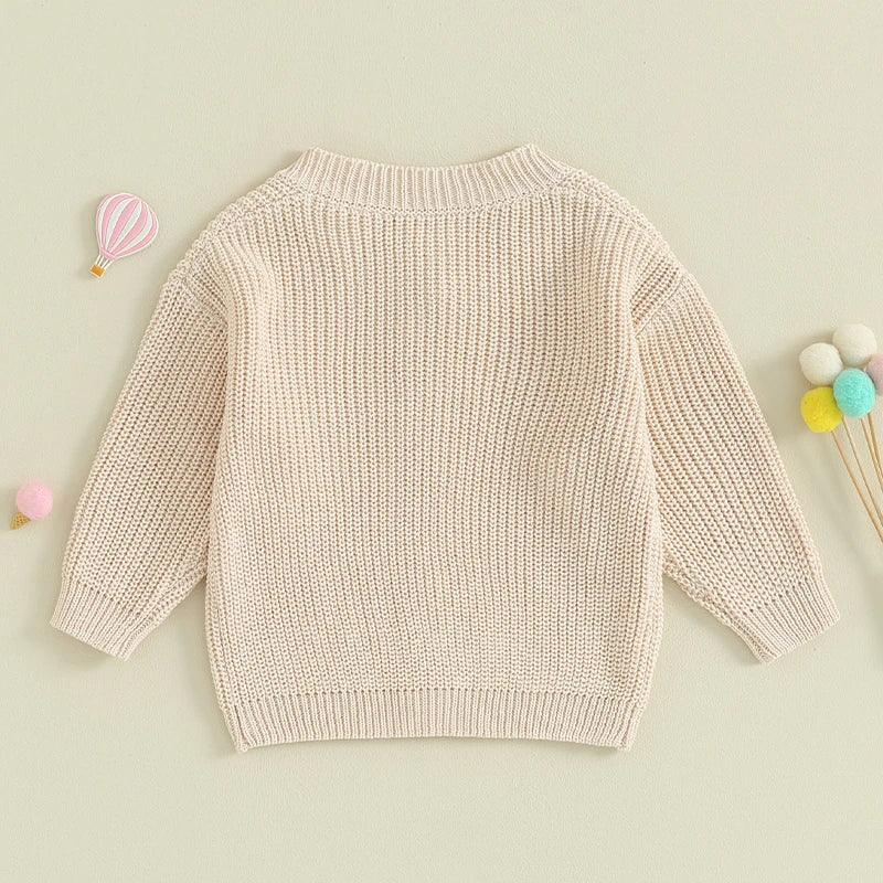True Bub™ Baby Girls Knit Cardigan Sweater Cute Long Sleeve 0-18M