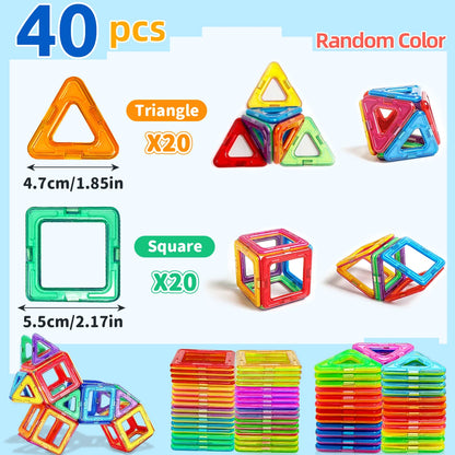 True Bub™ Magnetic STEM Educational Building Blocks DIY Magnets Construction Learning Toys