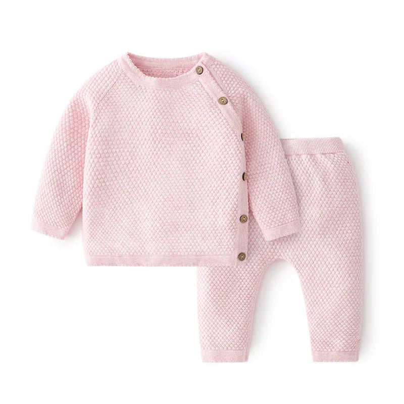 Nala Cotton Baby Infant Knitted Sweater and Pants Sets