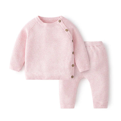 Nala Cotton Baby Infant Knitted Sweater and Pants Sets