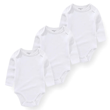 True Bub™ Baby Essentials Cotton Long Sleeve Bodysuit 3 Pcs Set 0-12M