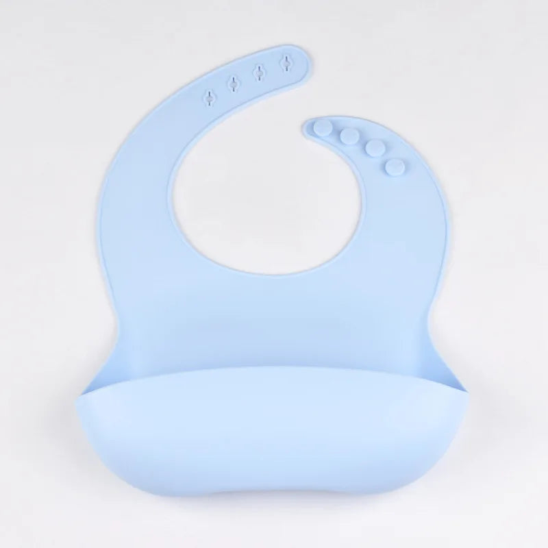 True Bub™ Starting Solids - Baby PBA Free Silicone Adjustable Bib Waterproof