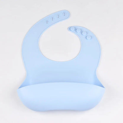 True Bub™ Starting Solids - Baby PBA Free Silicone Adjustable Bib Waterproof
