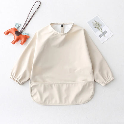 True Bub™ Baby Long Sleeve Waterproof Bib Art Smock Feeding Apron for Kids Toddler