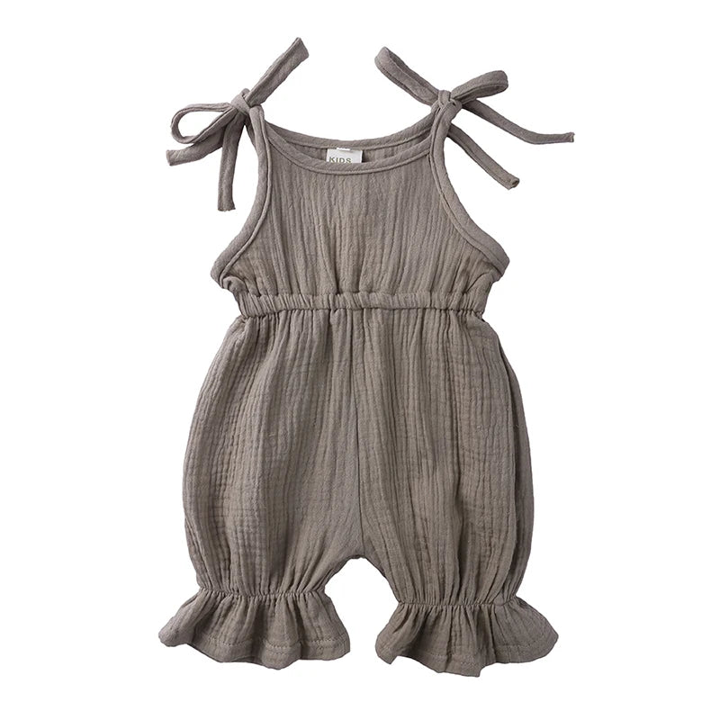 True Bub™ Summer Sleeveless Breathable Rompers Baby Jumpsuit 3-24M