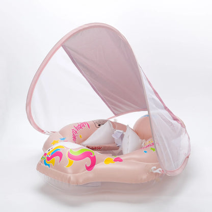 BabaFloat - Baby Swim Floaty with Canopy Sun Protection