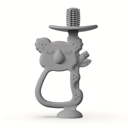 True Bub™ Koala Bear - Baby's First Oral Care Toothbrush BPA Free Silicone Teething Toy to Soothe Gums