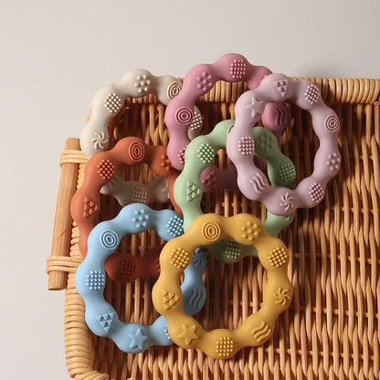 True Bub™ Food Grade BPA Free Baby Gum Soothing Teething Rings