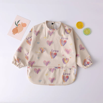 True Bub™ Baby Long Sleeve Waterproof Bib Art Smock Feeding Apron for Kids Toddler