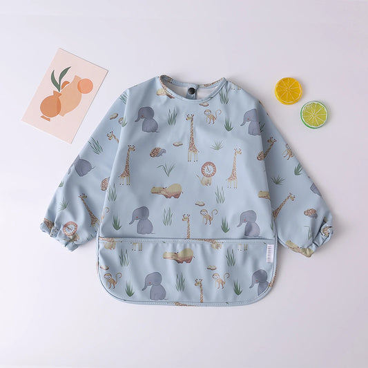 True Bub™ Baby Long Sleeve Waterproof Bib Art Smock Feeding Apron for Kids Toddler