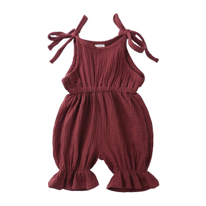 True Bub™ Summer Sleeveless Breathable Rompers Baby Jumpsuit 3-24M