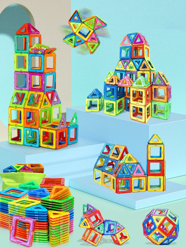 True Bub™ Magnetic STEM Educational Building Blocks DIY Magnets Construction Learning Toys