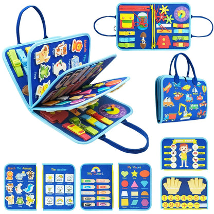 True Bub™ Busy Board Montessori Toys for Children Sensory Preshcool Early Education Learning Fine Motor Skills