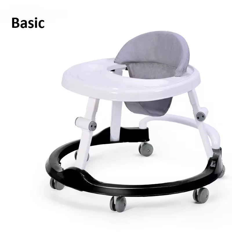 Grow With Me - Foldable Baby Walker with Adjustable Heights Activity Center