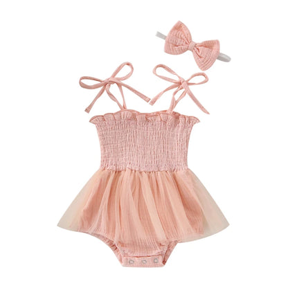 True Bub™ Princess Tulle Dress Infant Girls With Headband Set