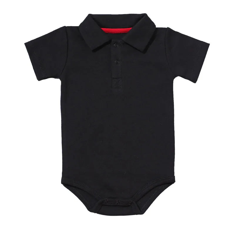 True Bub™ Baby Boy Collared Polo T Shirt Romper Summer Clothing 0-2Y