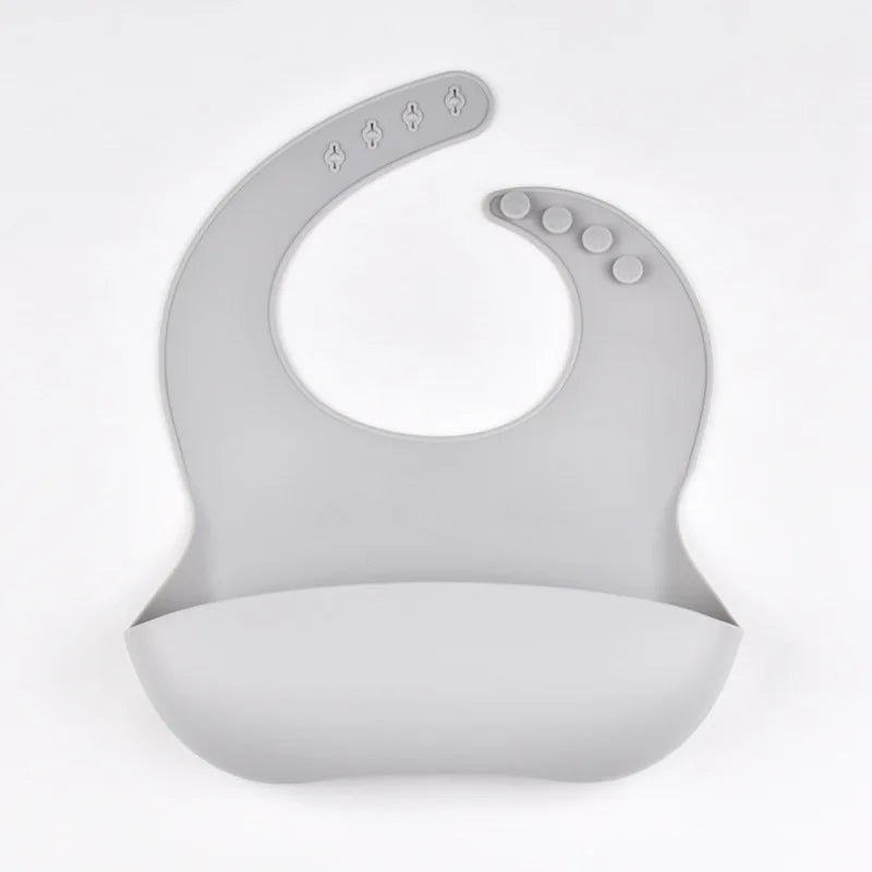 True Bub™ Starting Solids - Baby PBA Free Silicone Adjustable Bib Waterproof