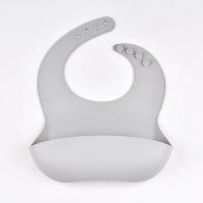 True Bub™ Starting Solids - Baby PBA Free Silicone Adjustable Bib Waterproof