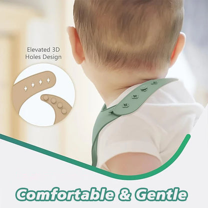 True Bub™ Starting Solids - Baby PBA Free Silicone Adjustable Bib Waterproof