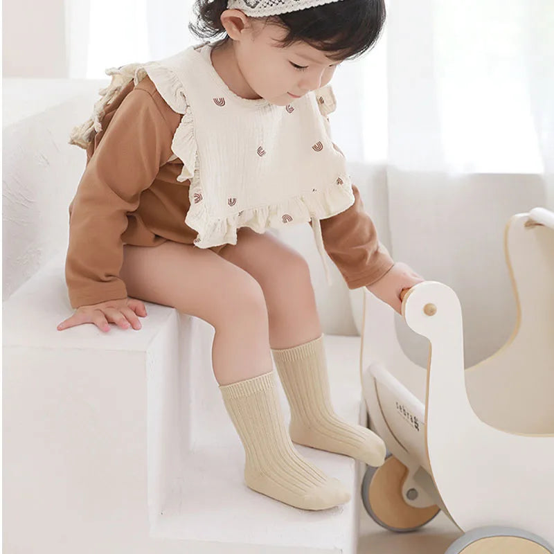 True Bub™ Breathable Cotton Baby Socks 5 Pairs Set